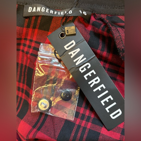 ModCloth Dangerfield Red Tartan Dress - Picture 3 of 4